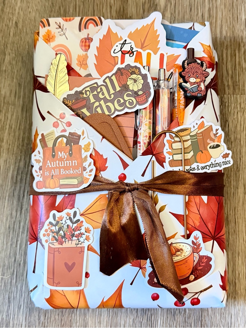 Fall Themed Blind Date With A Book | Cozy Reading Experience